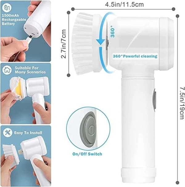 5 In 1 USB Magical Electric Brush