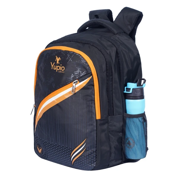 Yupio College bag - Black And Orange