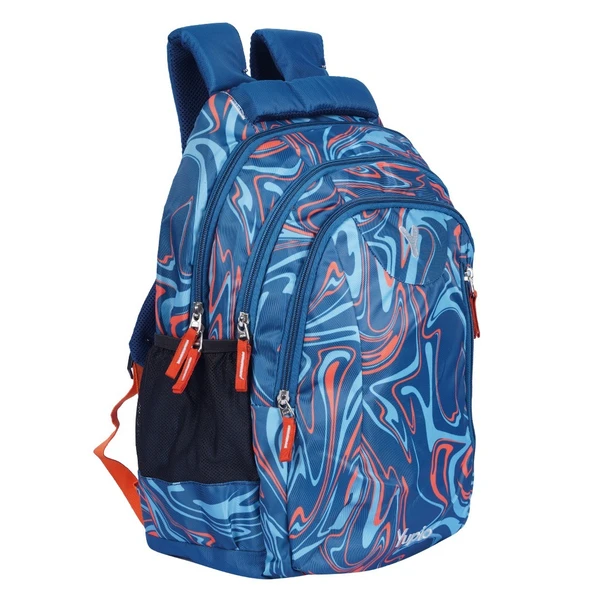 Yupio College bag - Blue With Orange