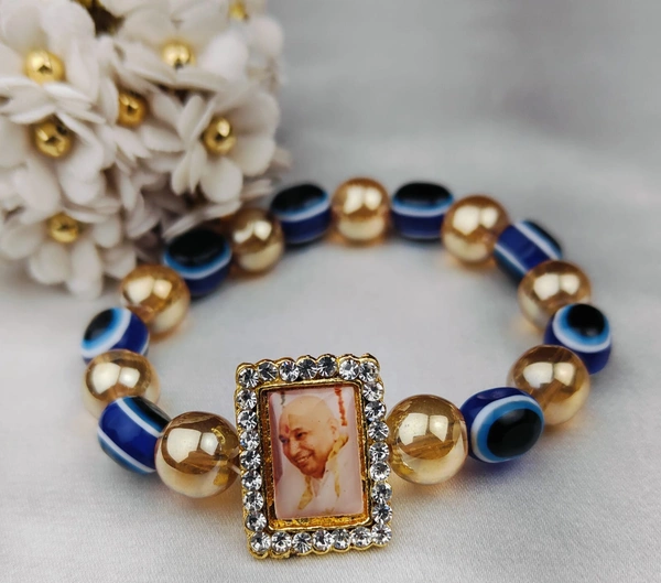 Jai Giruji Bracelet Evil Eye - Royal Blue, Free Size