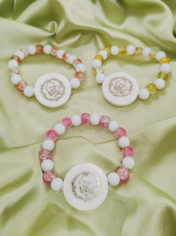 Jai Guruji Marble Bracelet Random Colour Single Piece