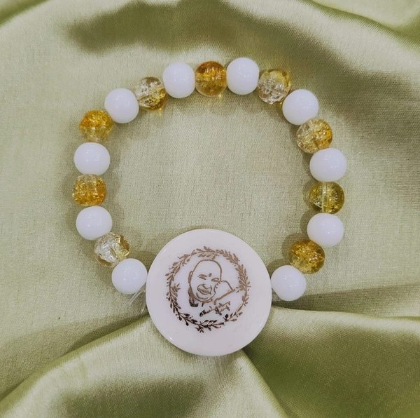Jai Guruji Marble Bracelet Random Colour Single Piece