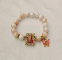 Jai Guruji Butterfly Charm Bracelet Random Colour