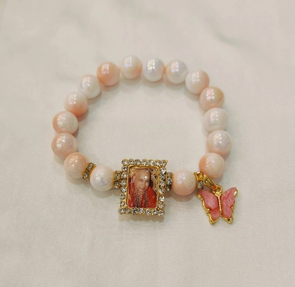 Jai Guruji Butterfly Charm Bracelet Random Colour