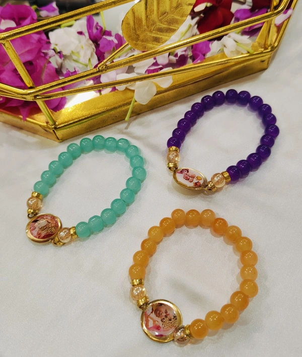 Jai Guruji Bracelet Pack Of 12 Pieces