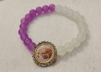 Jai Guruji Pack Of 12 Bracelets Multicolour  - Free Size, Magenta / Fuchsia