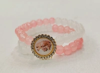 Jai Guruji Bracelet - White, Free Size