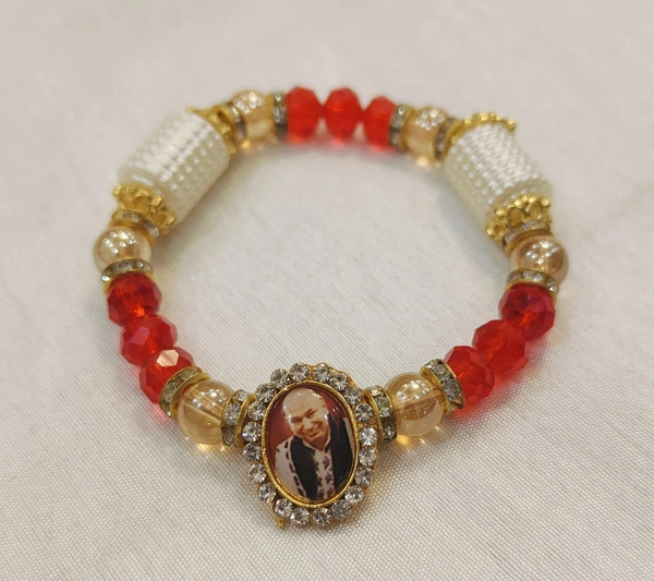 Jai Guruji Bracelet Random Colour Single Piece  - Free Size