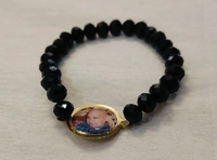 Pack Of 10 Bracelets  - Black, Free Size