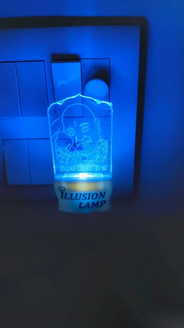 Jai Guruji Illusion Lamp 