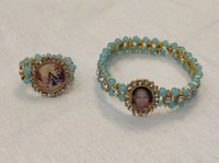 Jai Guruji Ring And Bracelet Combo - Free Size