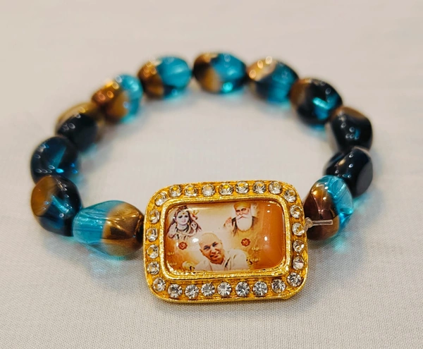 Guruji Dual Colour Bracelet Single Piece