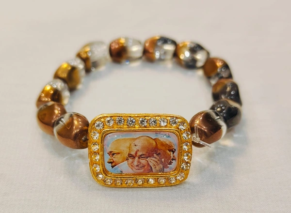 Guruji Dual Colour Bracelet Single Piece