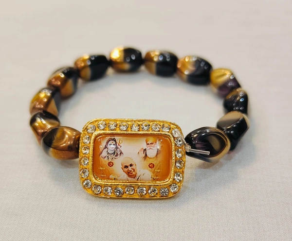 Guruji Dual Colour Bracelet Single Piece