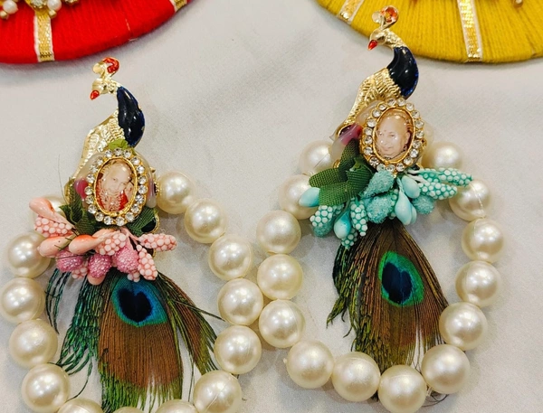 Jai Guruji Peacock Bracelet Single Piece - Free Size
