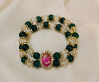 Guruji Bracelet  - Fern Green, Free Size