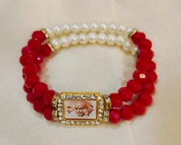 Guruji Bracelet  - Red, Free Size