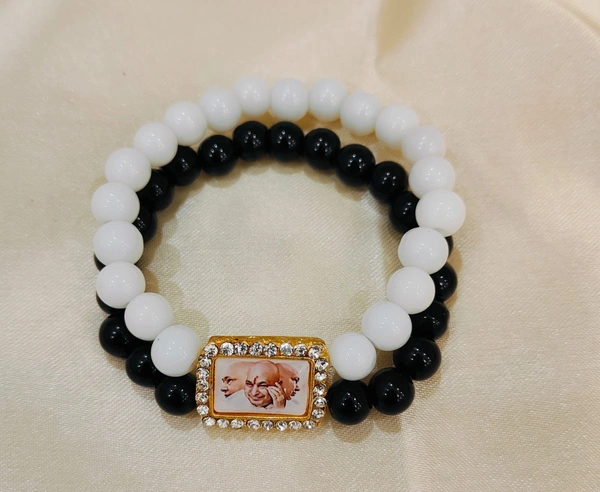 Guruji Bracelet  - Black, Free Size
