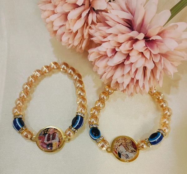 Jai Guruji Evil Eye  Pack Of 10 Bracelets  - Free Size