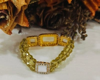 Jai Guruji Bracelet  - Green, Free Size