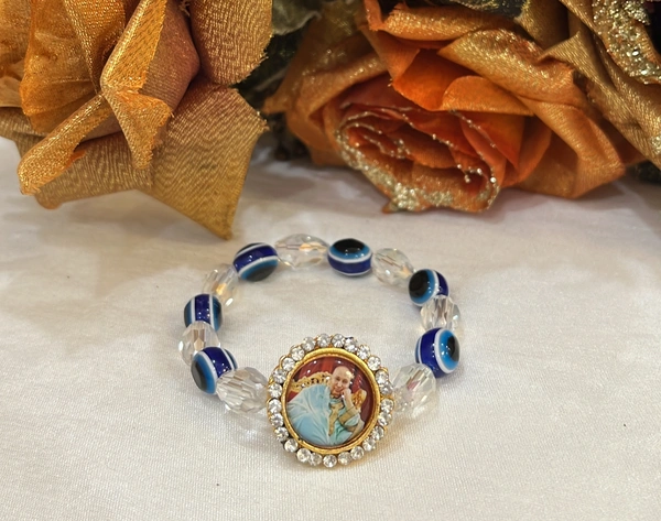Jai Guruji Evil Eye Bracelet  - Free Size