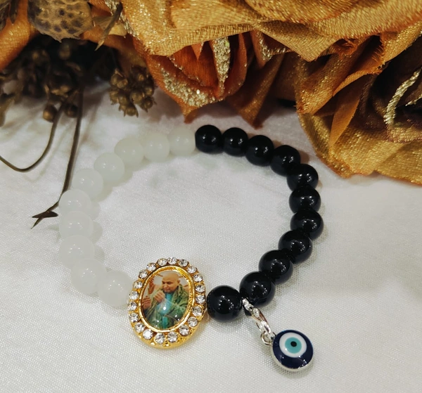 Jai Guruji Dual Colour Bracelet - Free Size