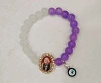 Jai Guruji Dual Colour Bracelet  - Free Size