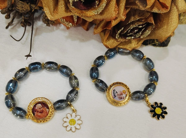 Jai Guruji Imported Beads Bracelet-Single Pc - Free Size