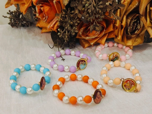 Jai Guruji Pack Of 10 Bracelets Multicolour - Free Size