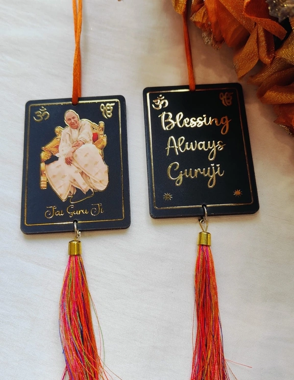 Jai Guruji Car Hanging Single Piece 