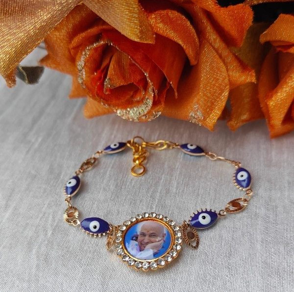 Jai Guruji Evil Eye Jewellery Bracelet With Box - Free Size