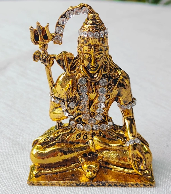 Shiva Statue - Gold