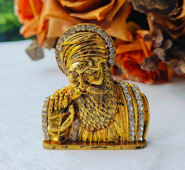 Guru Nanak Statue - Gold