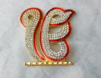 Ek Onkar Metal Stand Red And Gold