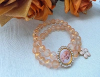 Jai Guruji Bracelet With Flower Charm - Golden Tainoi, Free Size