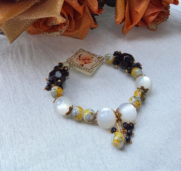 Jai Guruji Resin Bracelet  - Free Size