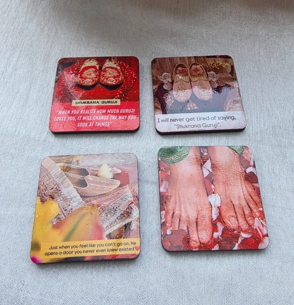 Jai Guruji Fridge Magnet Pack Of 4 Pieces