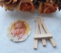 Jai Guruji Resin Swaroop With Wooden Stand