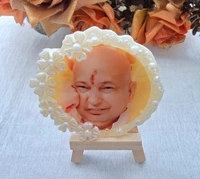Jai Guruji Resin Swaroop With Wooden Stand