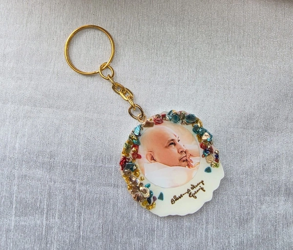 Jai Guruji Resin Key Ring