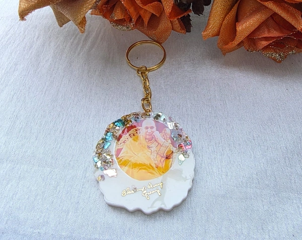 Jai Guruji Resin Key Ring