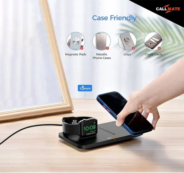 2 in 1 Wireless Charger Pad