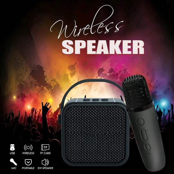 UnixIndia Mystic Wireless Bluetooth Speaker with Mic | Portable Multi-Function Stereo Speaker - White