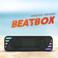 Unix XB-U44 Beatbox Wireless Speaker with LED Colorful Light - White