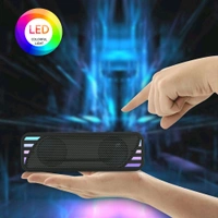 Unix XB-U44 Beatbox Wireless Speaker with LED Colorful Light - White