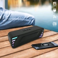 Unix XB-U44 Beatbox Wireless Speaker with LED Colorful Light - White