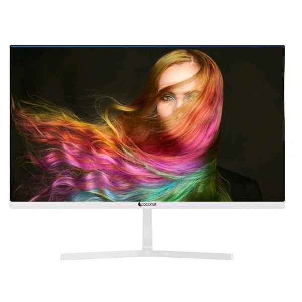 22HD 22" LED Frameless Ultra slim HD Monitor, 75Hz Refresh Rate, 1080p - White, 22