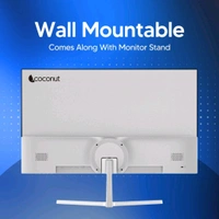 22HD 22" LED Frameless Ultra slim HD Monitor, 75Hz Refresh Rate, 1080p - White, 22