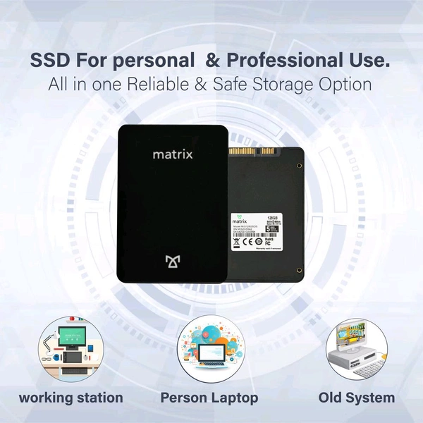 SATA SSD 128GB - Black