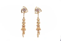 KISONA ENTICING SUI DHAAGA EARRING - FREESIZE, Gold